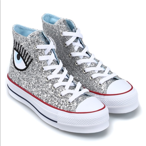 Converse | Shoes | Chiara Ferragni X Converse Glitter Platforms | Poshmark